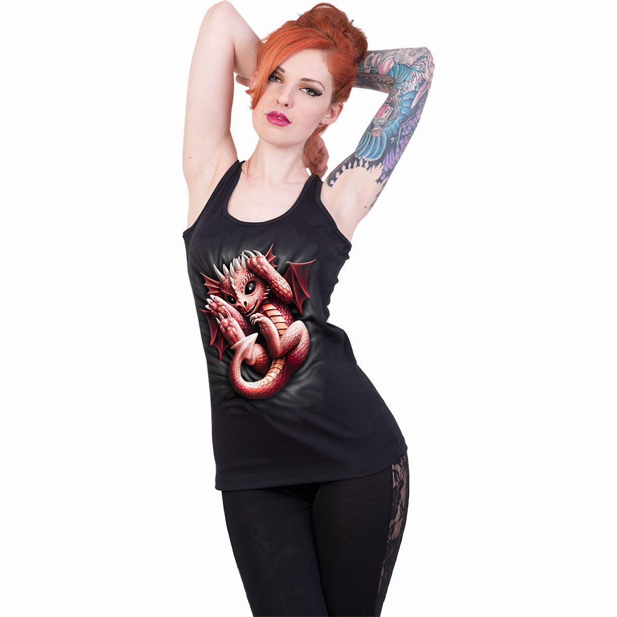 WHELP - Razor Back Top Black