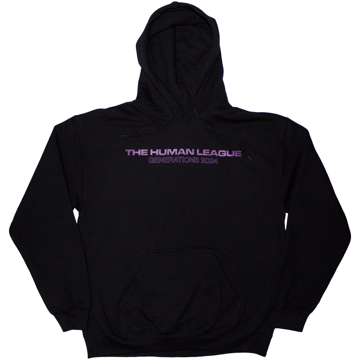 THE HUMAN LEAGUE - GENERATIONS TOUR '24 LOGO - Pullover Hoodie Black