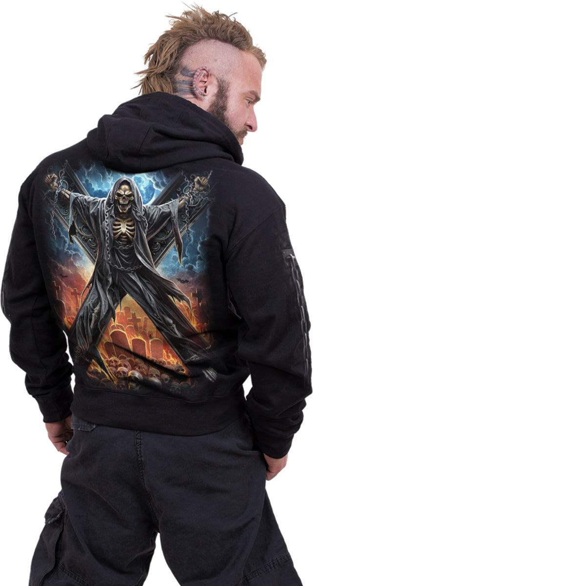 CROSSED OVER - Hoody Black