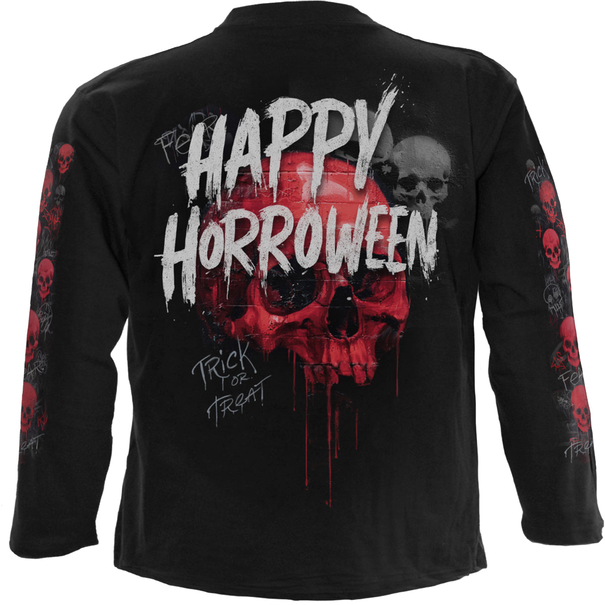 HAPPY HORROWEEN - Longsleeve T-Shirt Black