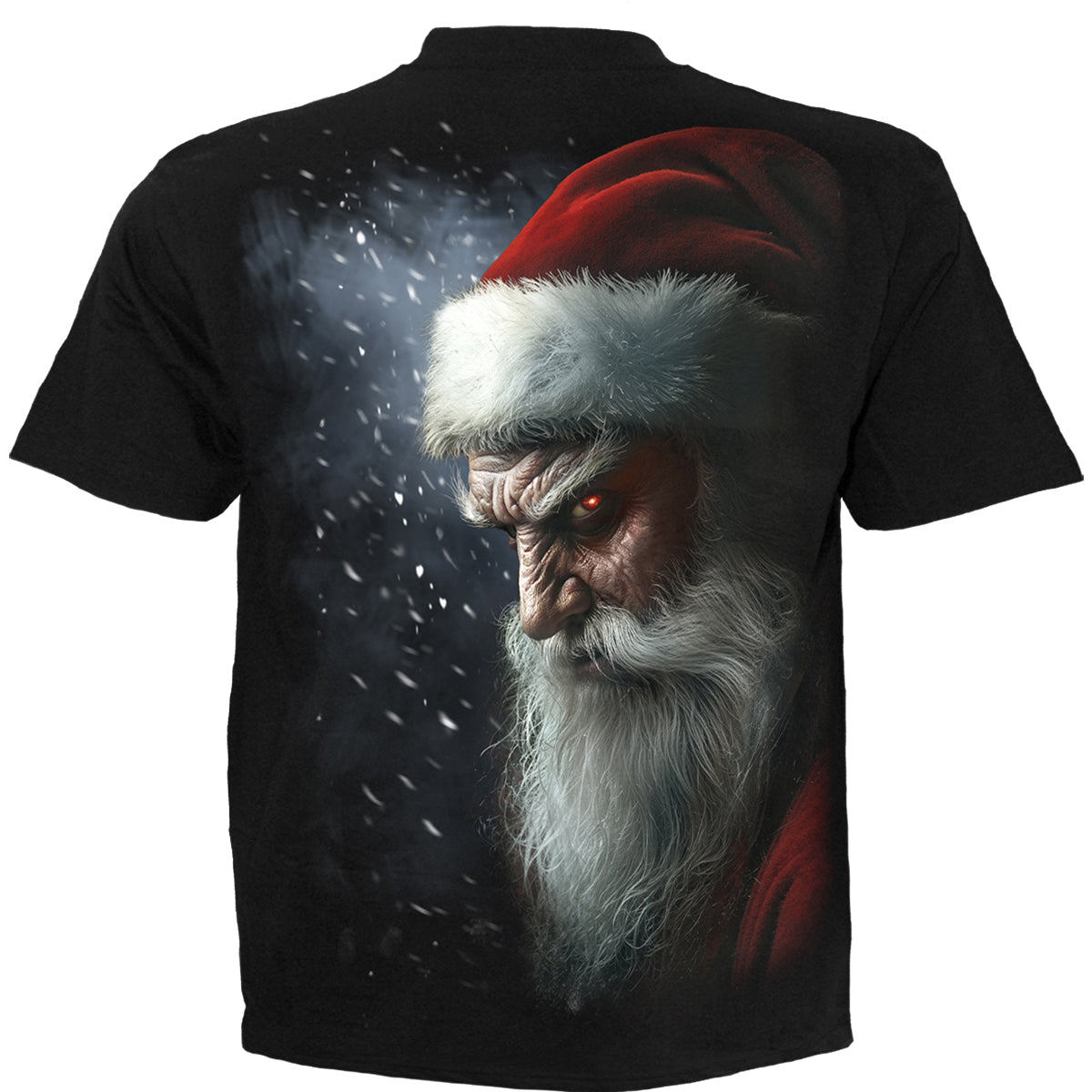NAUGHTY OR NICE SANTA - T-Shirt Black