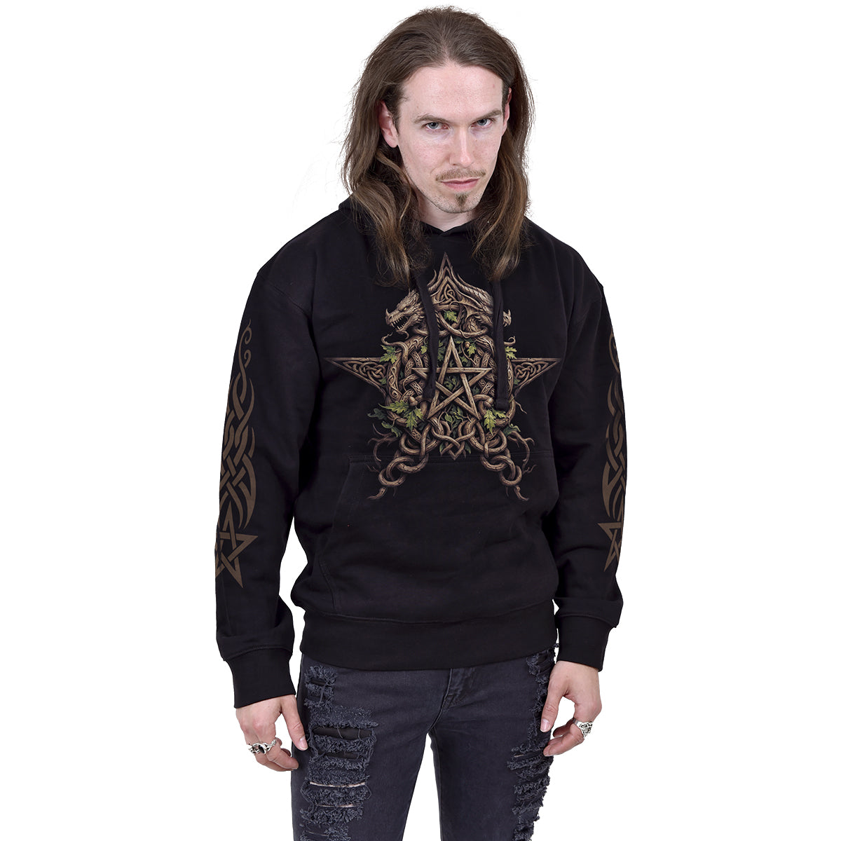 WOODLAND KING - Hoody Black