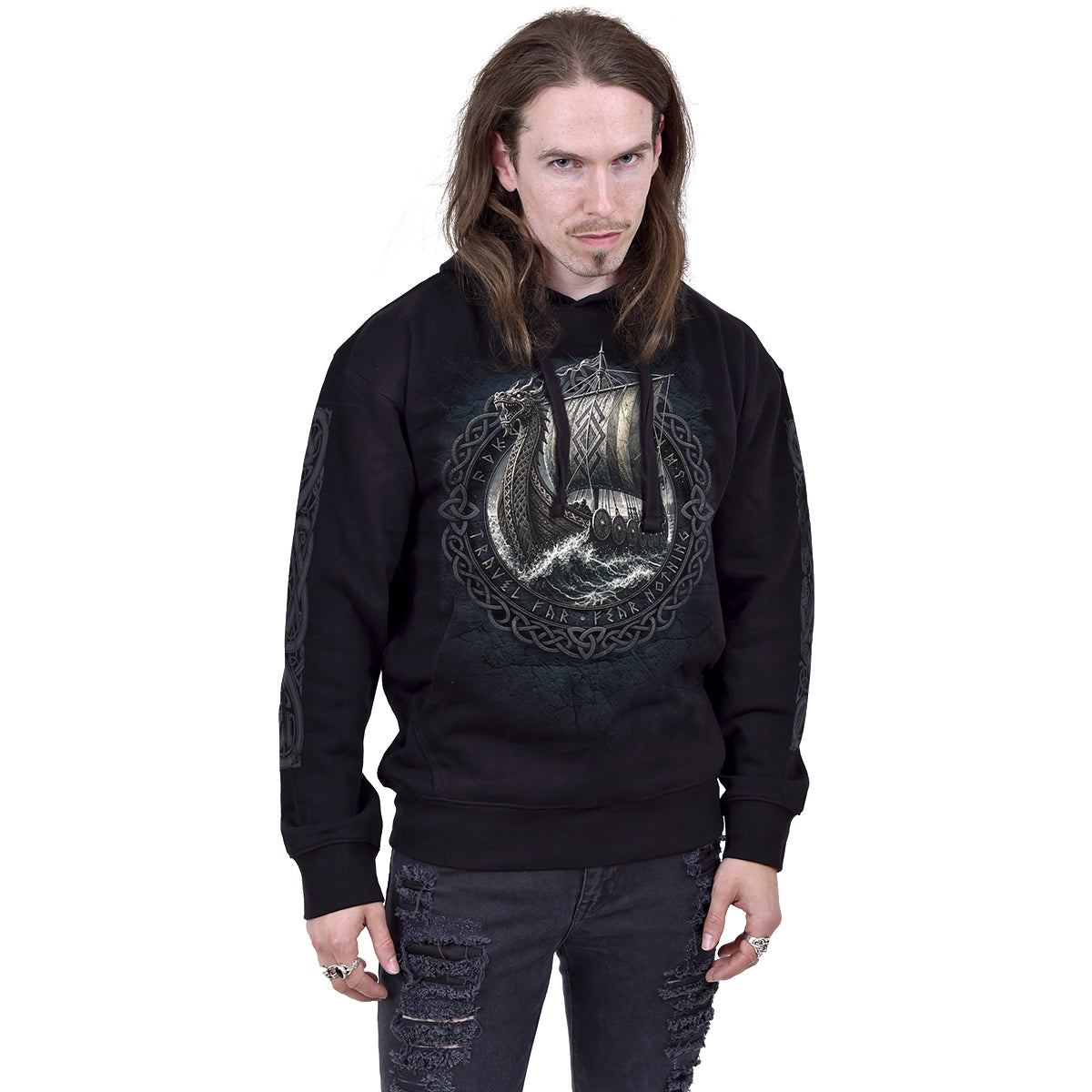 VIKING NORSEMAN - Hoody Black