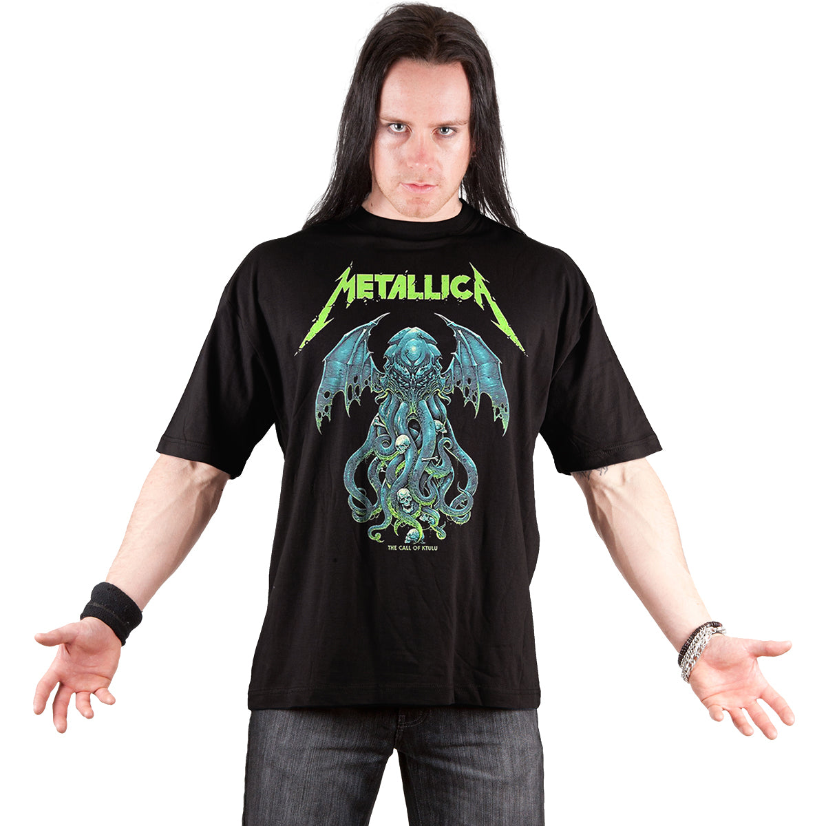 METALLICA - THE CALL OF KTULU - T-SHIRT - Front Print T-Shirt Black