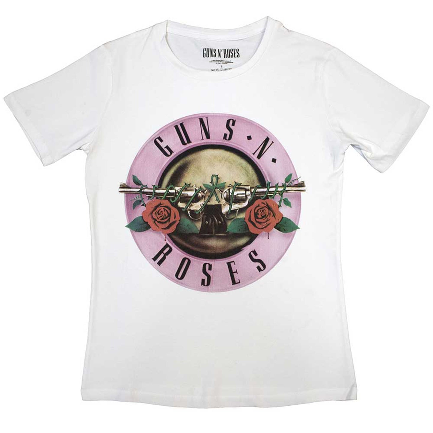GUNS N ROSES - CLASSIC LOGO - T-Shirt White