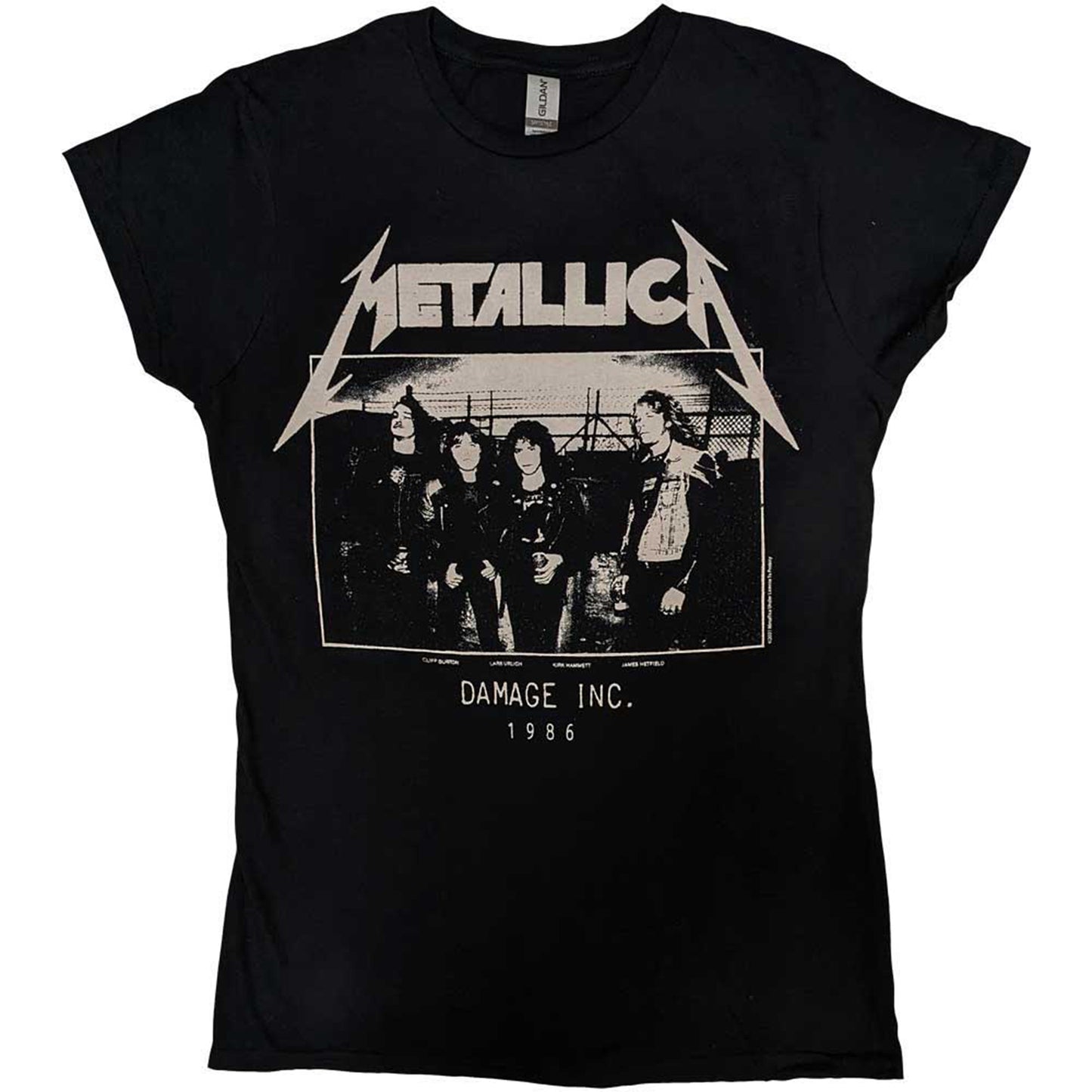 METALLICA - MASTERS OF PUPPETS PHOTO DAMAGE INC TOUR - T-Shirt Black