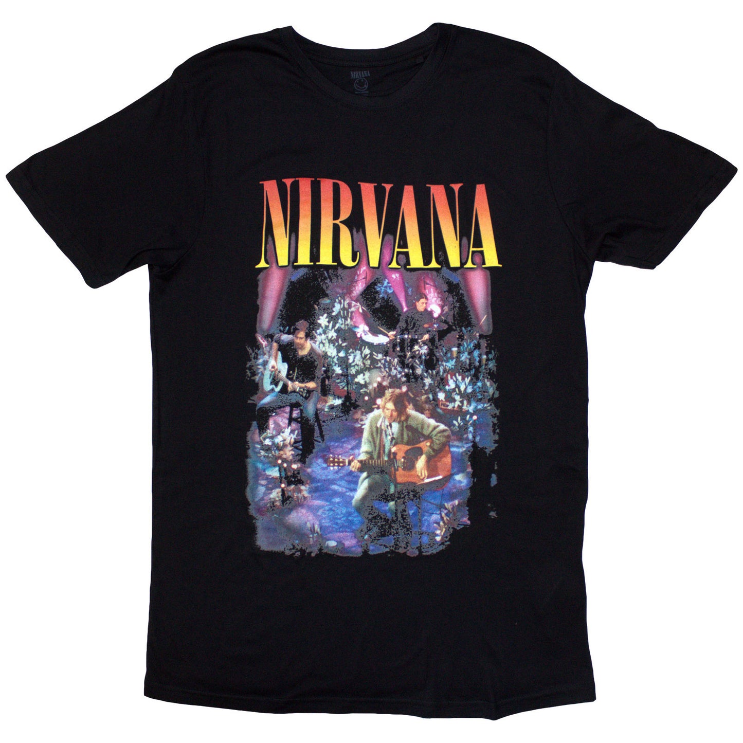 NIRVANA - UNPLUGGED PHOTO - T-Shirt Black