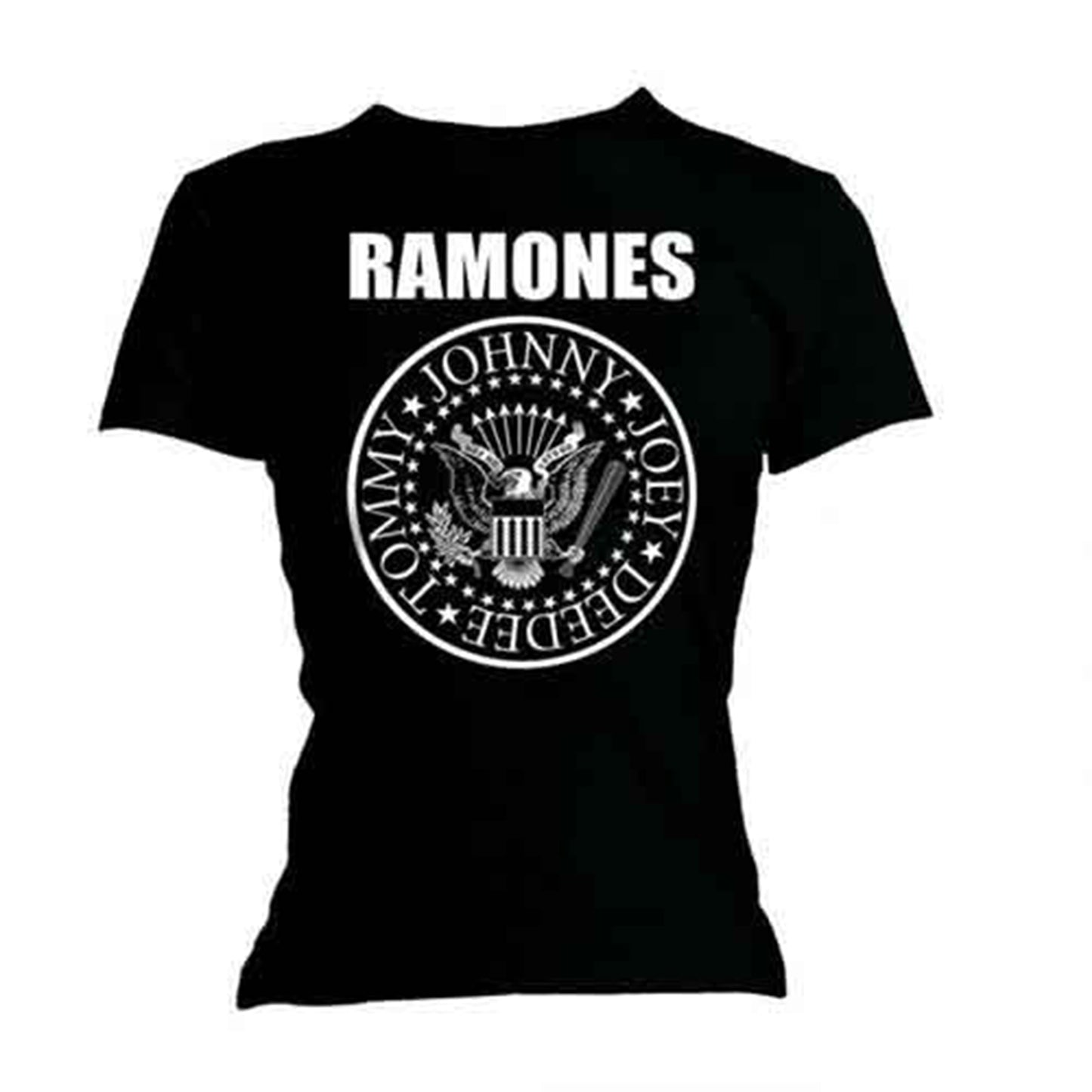 RAMONES - SEAL - Ladies T-Shirt Black (Skinny Fit)