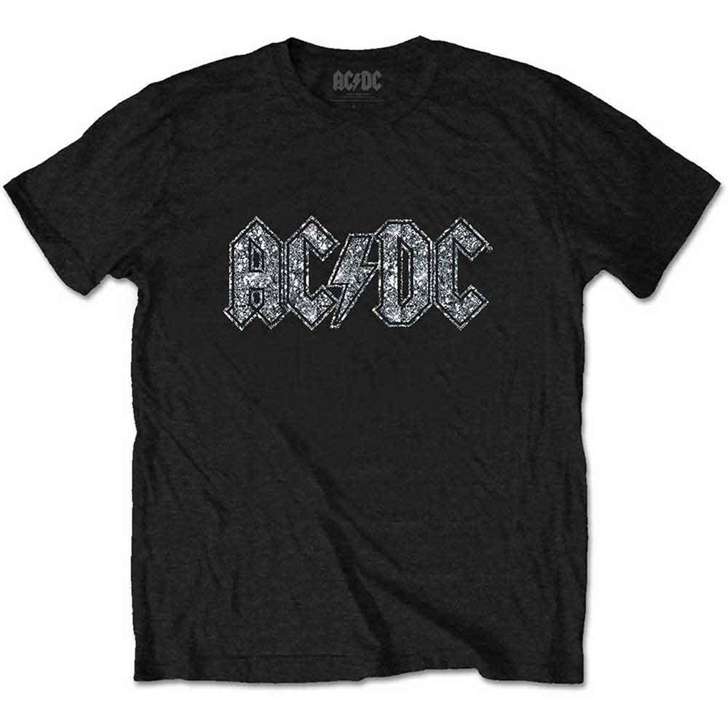 AC/DC - LOGO - T-Shirt Black (Embellished)