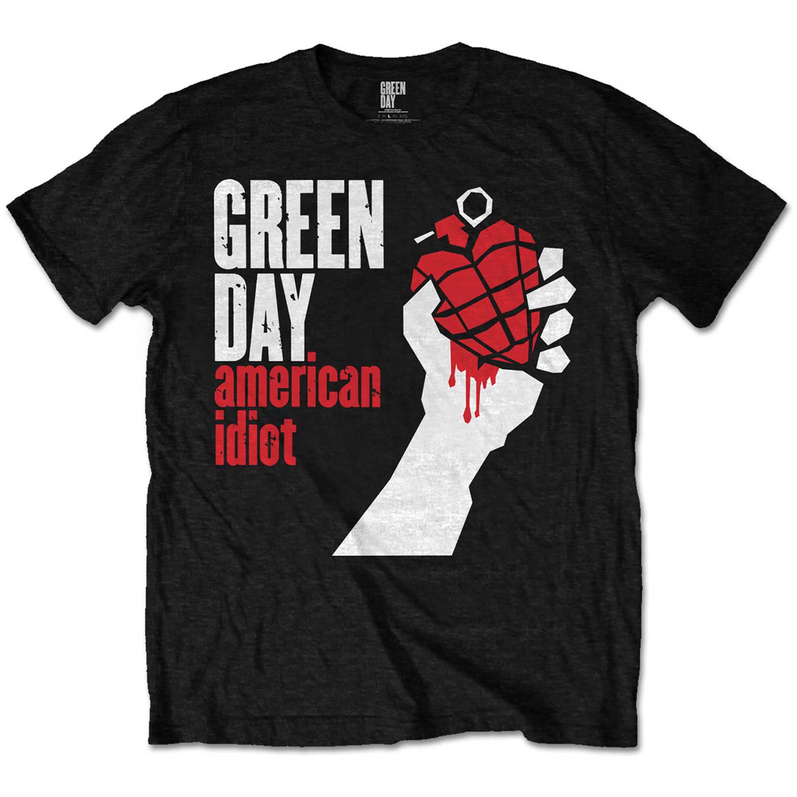 GREEN DAY バンドTシャツ2004 american idiot 期　黒 GREEN DAY - AMERICAN IDIOT - Kids T-Shirt Black