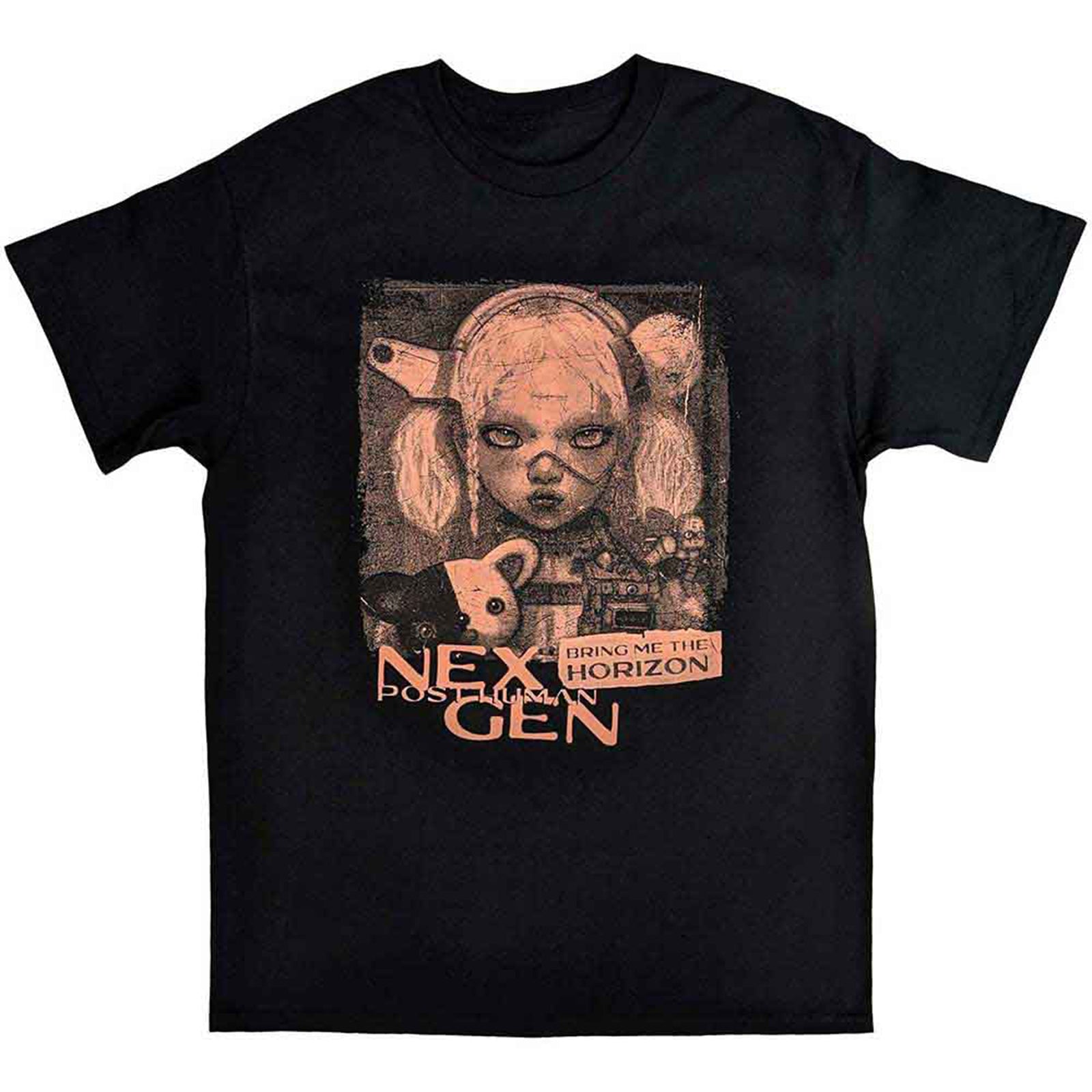 BRING ME THE HORIZON - DISTRESSED NEX GEN - T-Shirt Black
