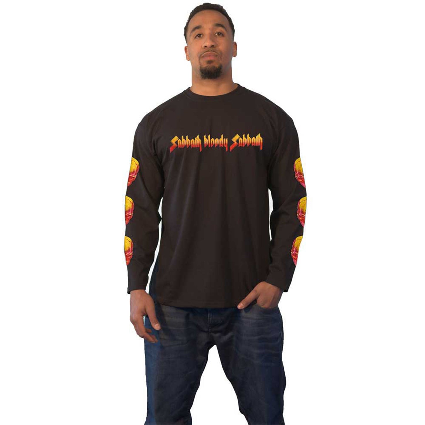BLACK SABBATH - BLOODY SABBATH - Long Sleeve T-Shirt Black (Back & Sleeve Print)
