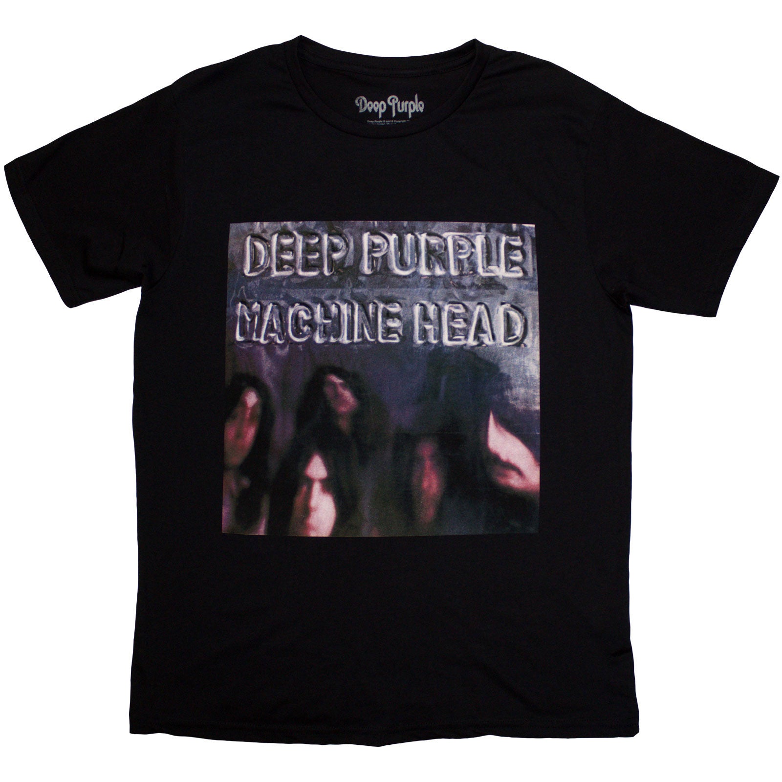 T-shirt Deep Purple - Black Tシャツ DEEPPURPLE UDO /00130 DEEP PURPLE - MACHINE HEAD ALBUM COVER - T-Shirt Black
