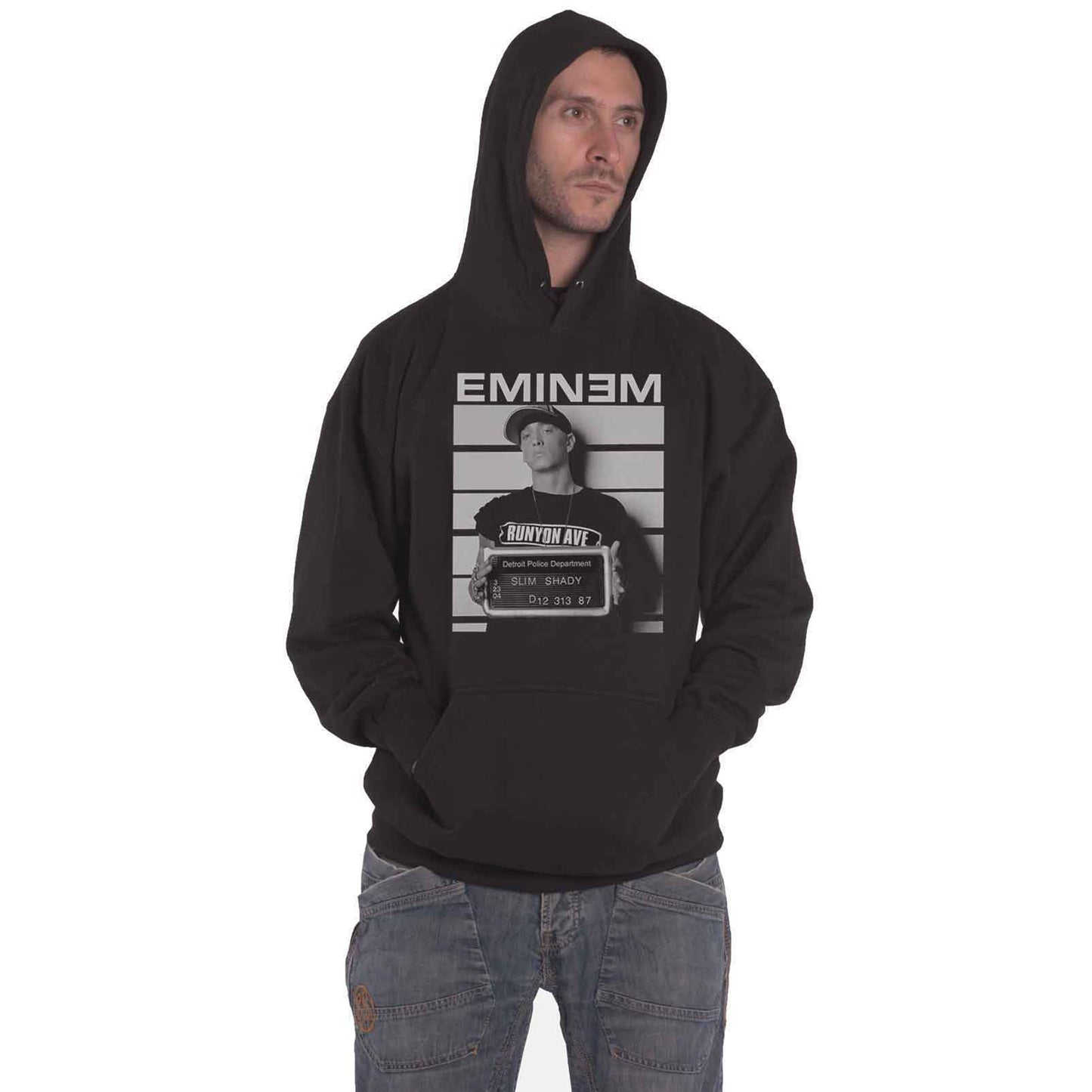 EMINEM - ARREST - Pullover Hoodie Black