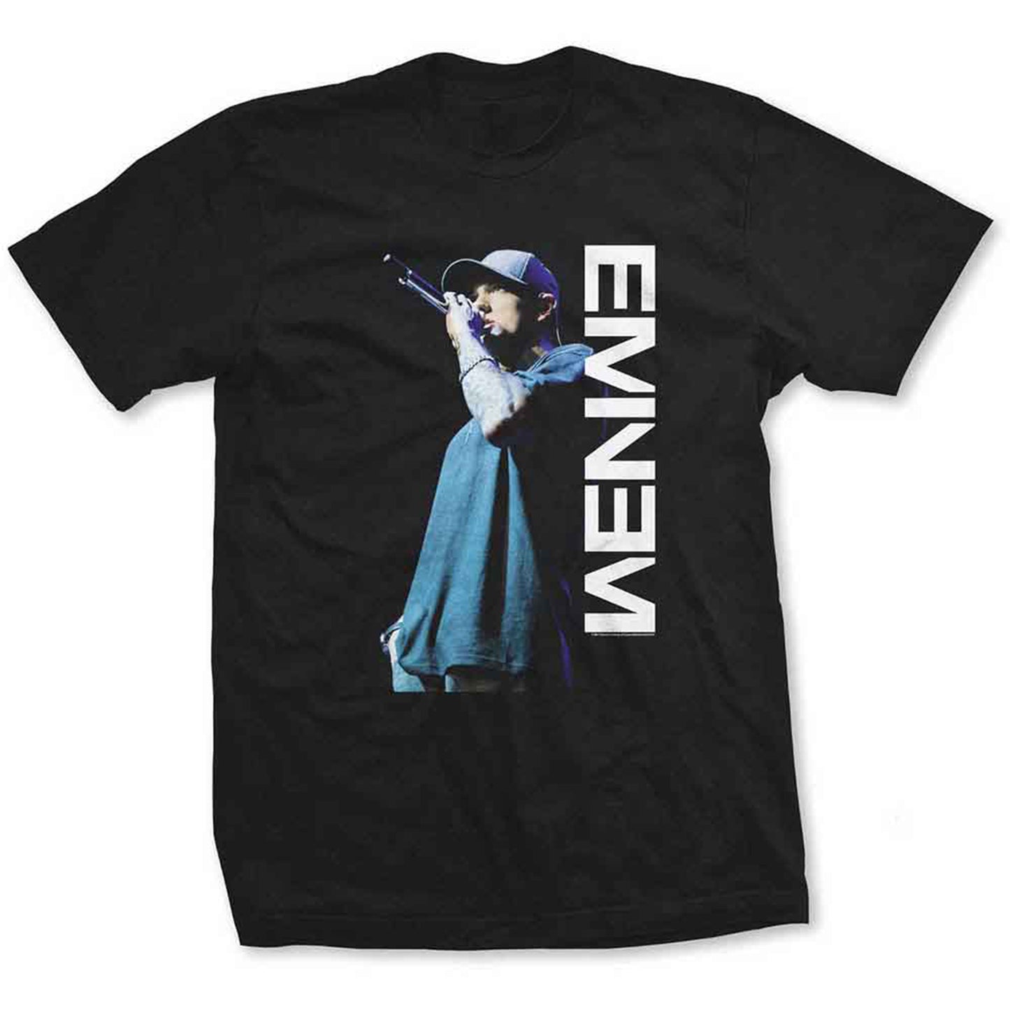 EMINEM - MIC. POSE - T-Shirt Black