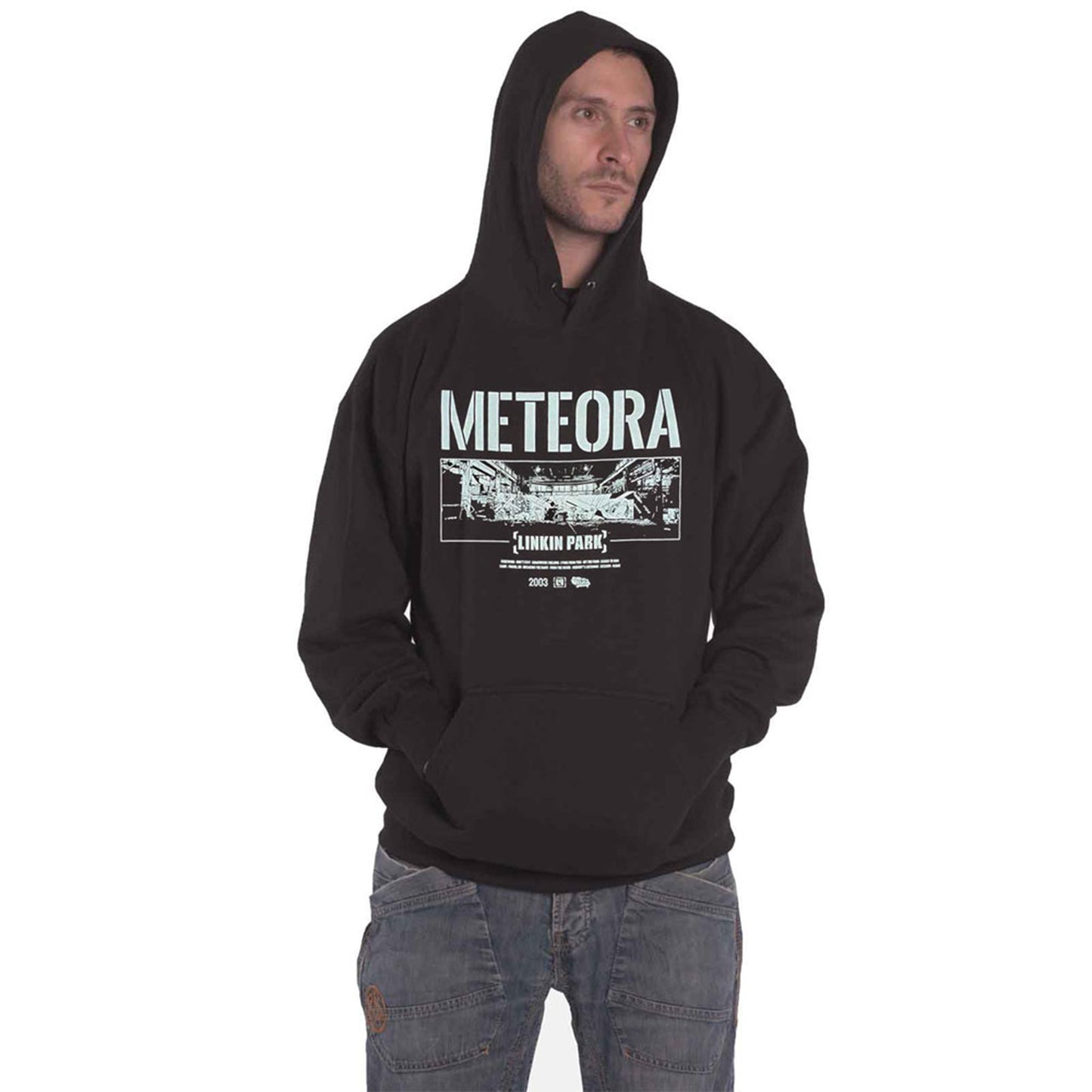 LINKIN PARK - METEORA WALL ART - Pullover Hoodie Black