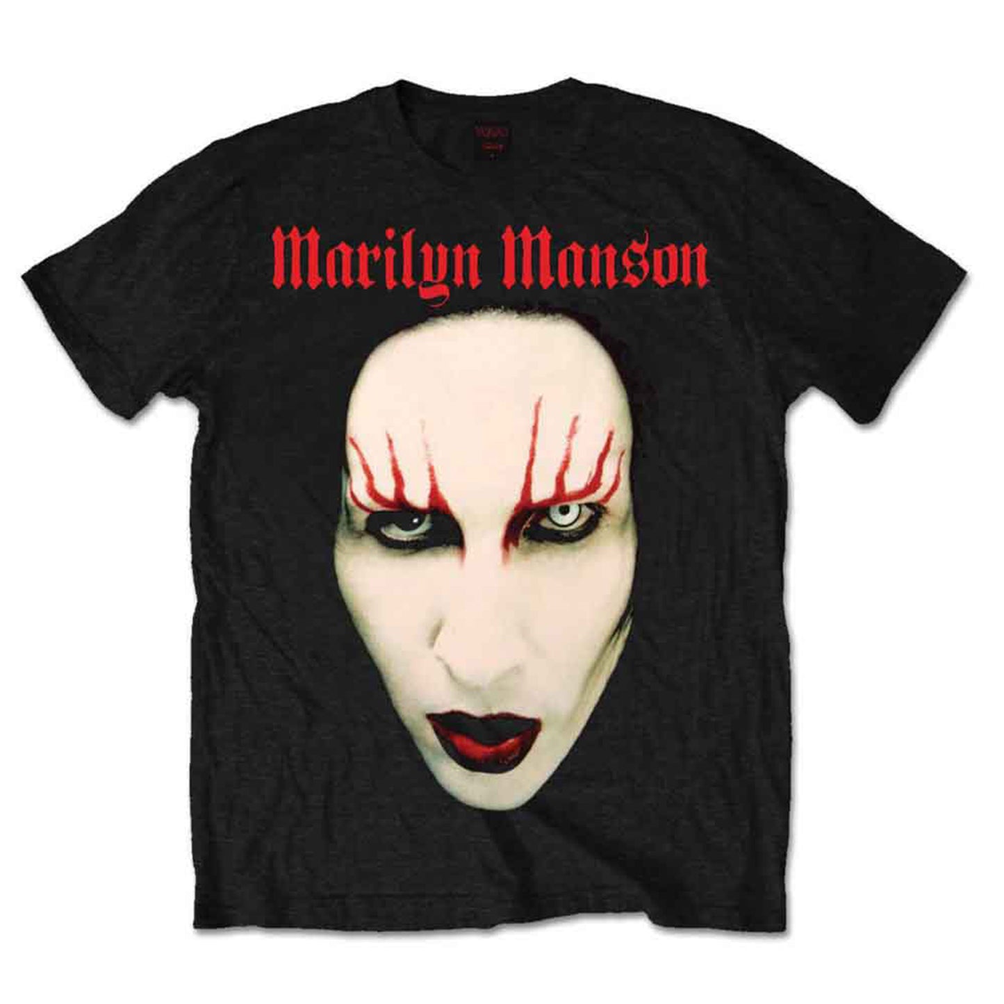 MARILYN MANSON - RED LIPS - T-Shirt Black