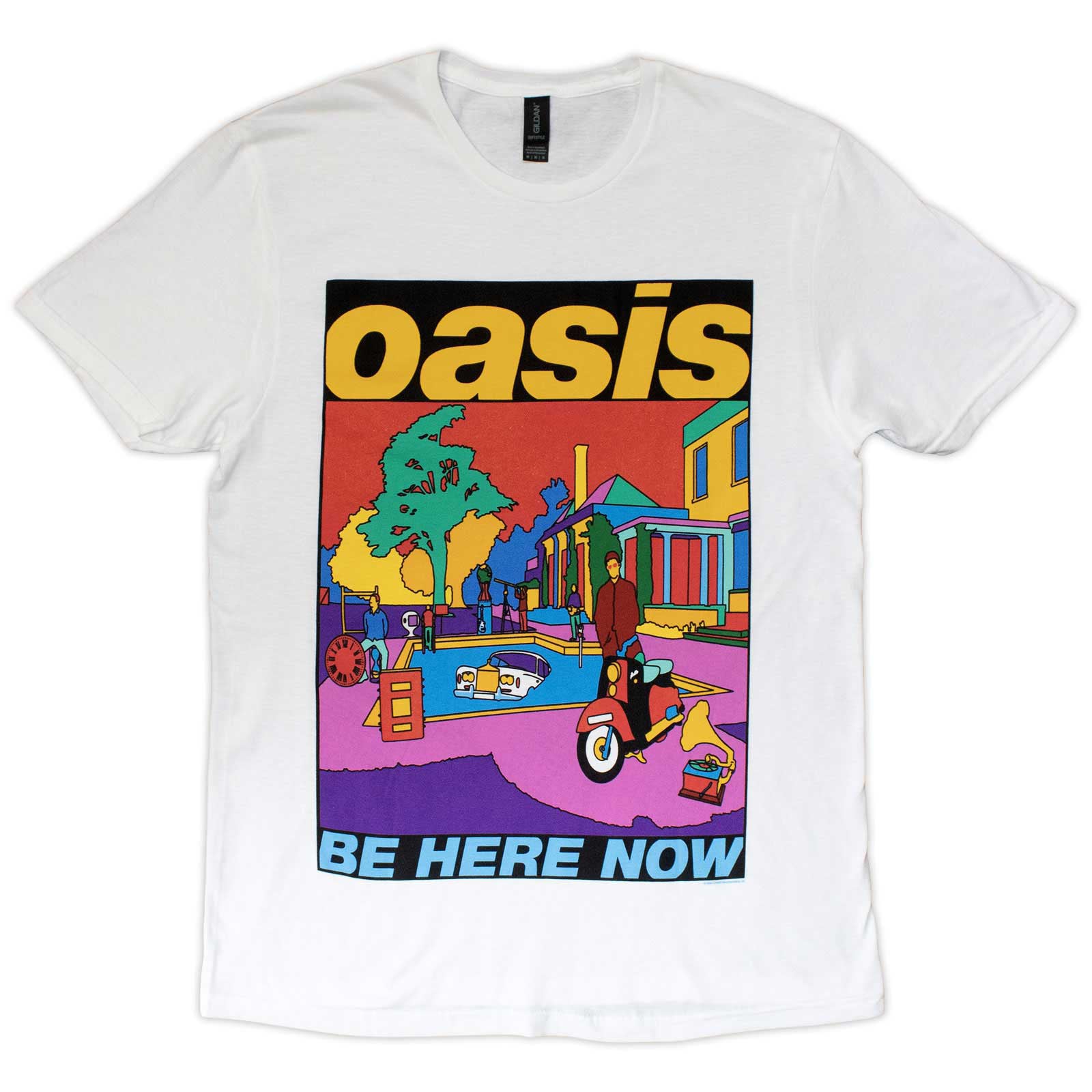 OASIS BE HERE NOW ヴィンテージ ツアーTEE サイズ XL OASIS - BE HERE NOW ILLUSTRATION - T-Shirt White