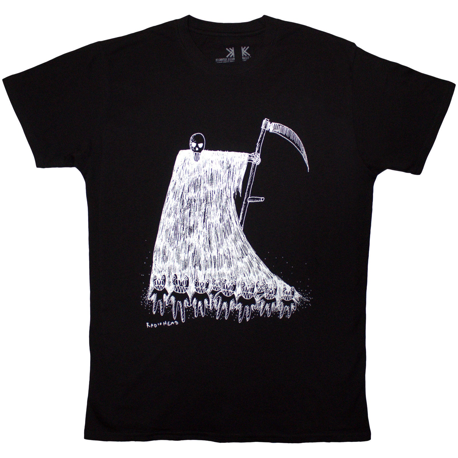 RADIOHEAD - GRIM REAPER - Organic T-Shirt Black