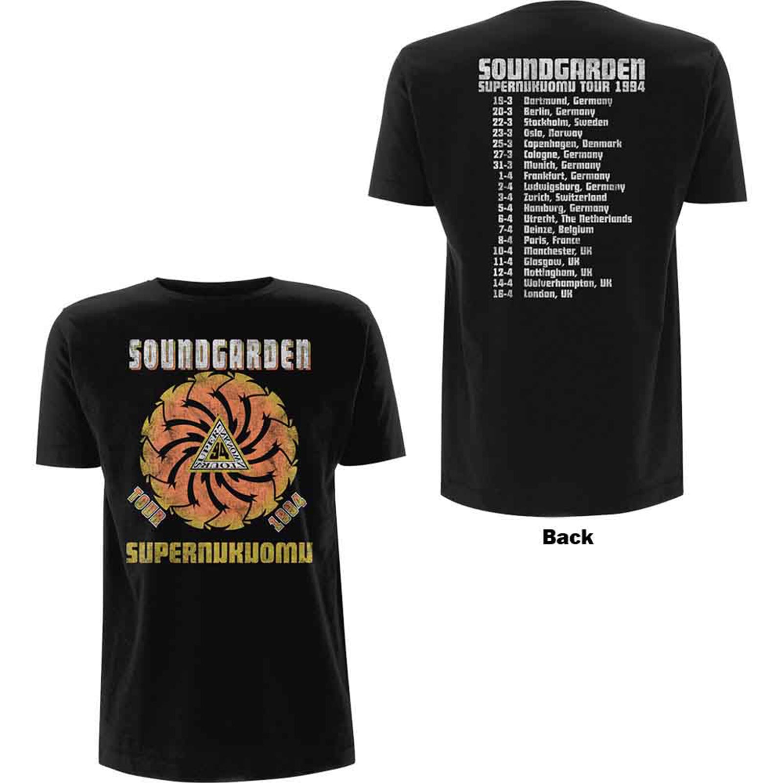 SOUNDGARDEN - SUPERUNKNOWN TOUR 