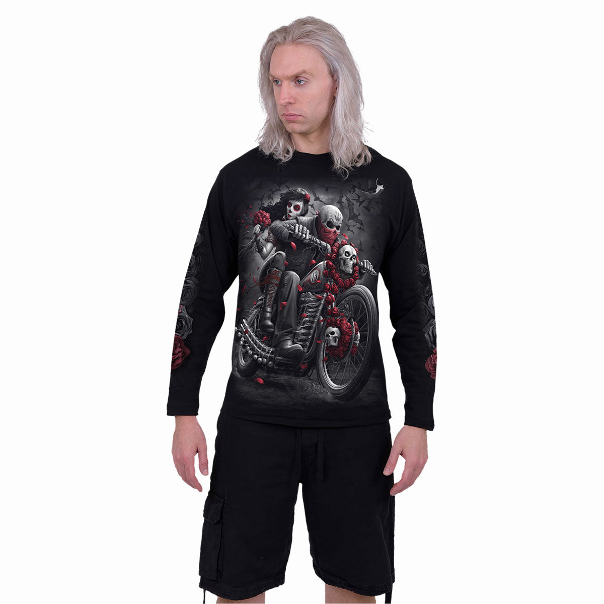 DOTD BIKERS - Longsleeve T-Shirt Black