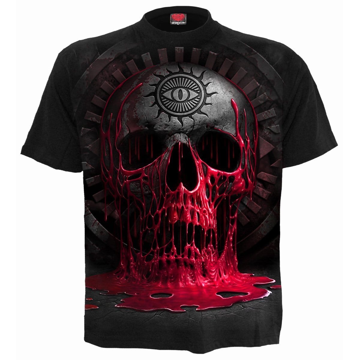 BLEEDING SOULS - T-Shirt Black - Spiral USA