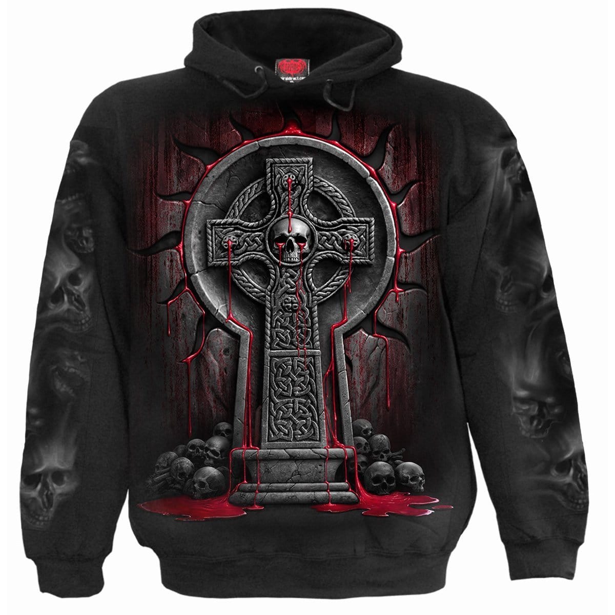 BLEEDING SOULS - Hoody Black - Spiral USA