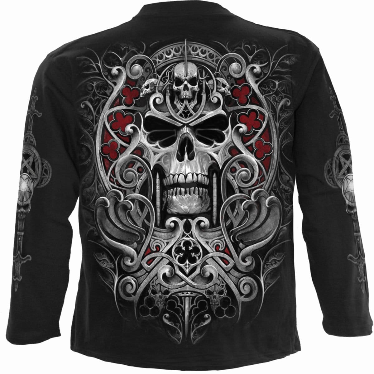 REAPER'S DOOR - Longsleeve T-Shirt Black - Spiral USA