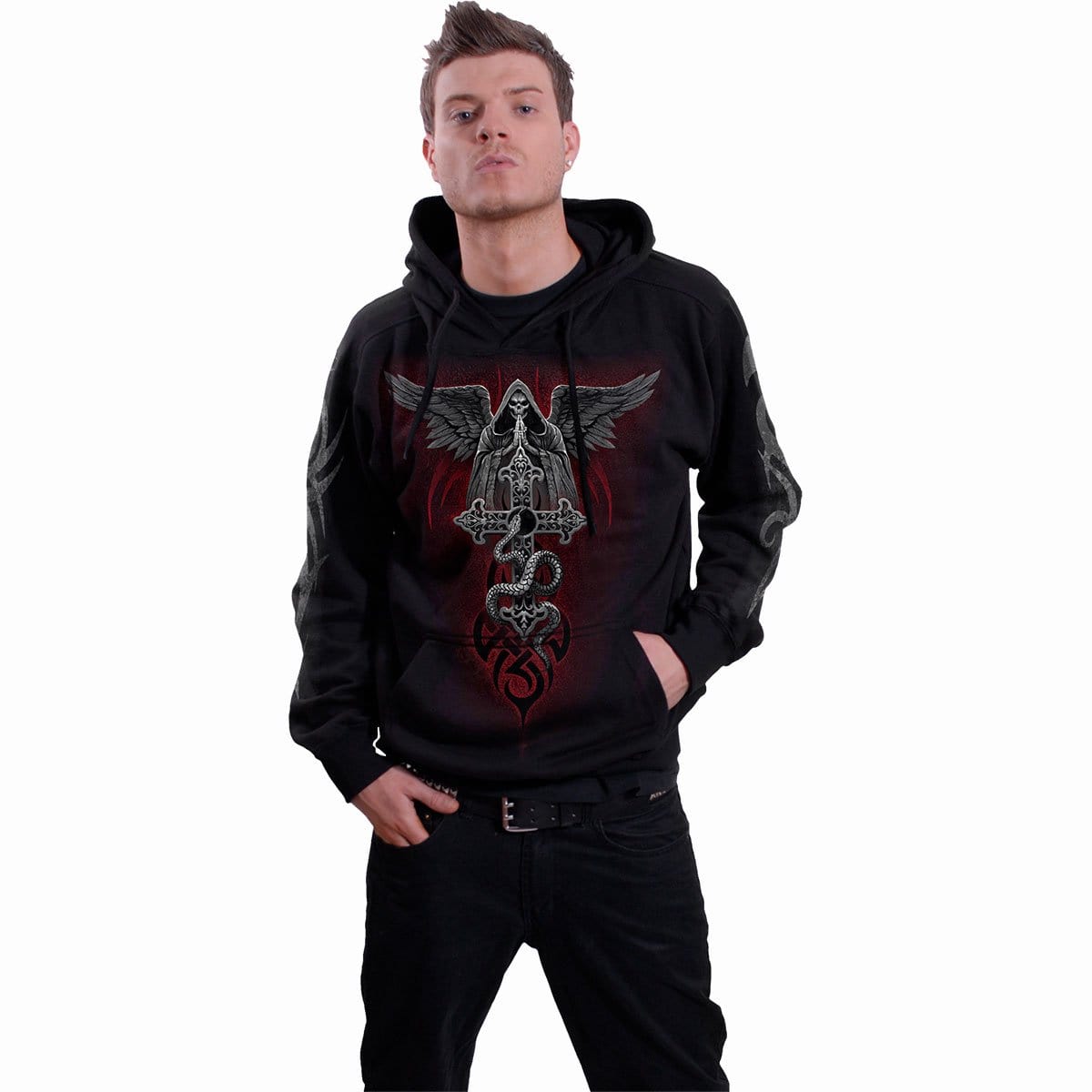 THE DEAD - Hoody Black - Spiral USA