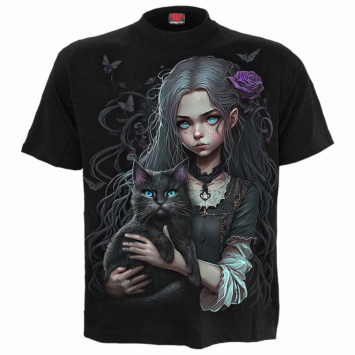 goth t shirt dress Nocturnal Garden T-shirt Dress