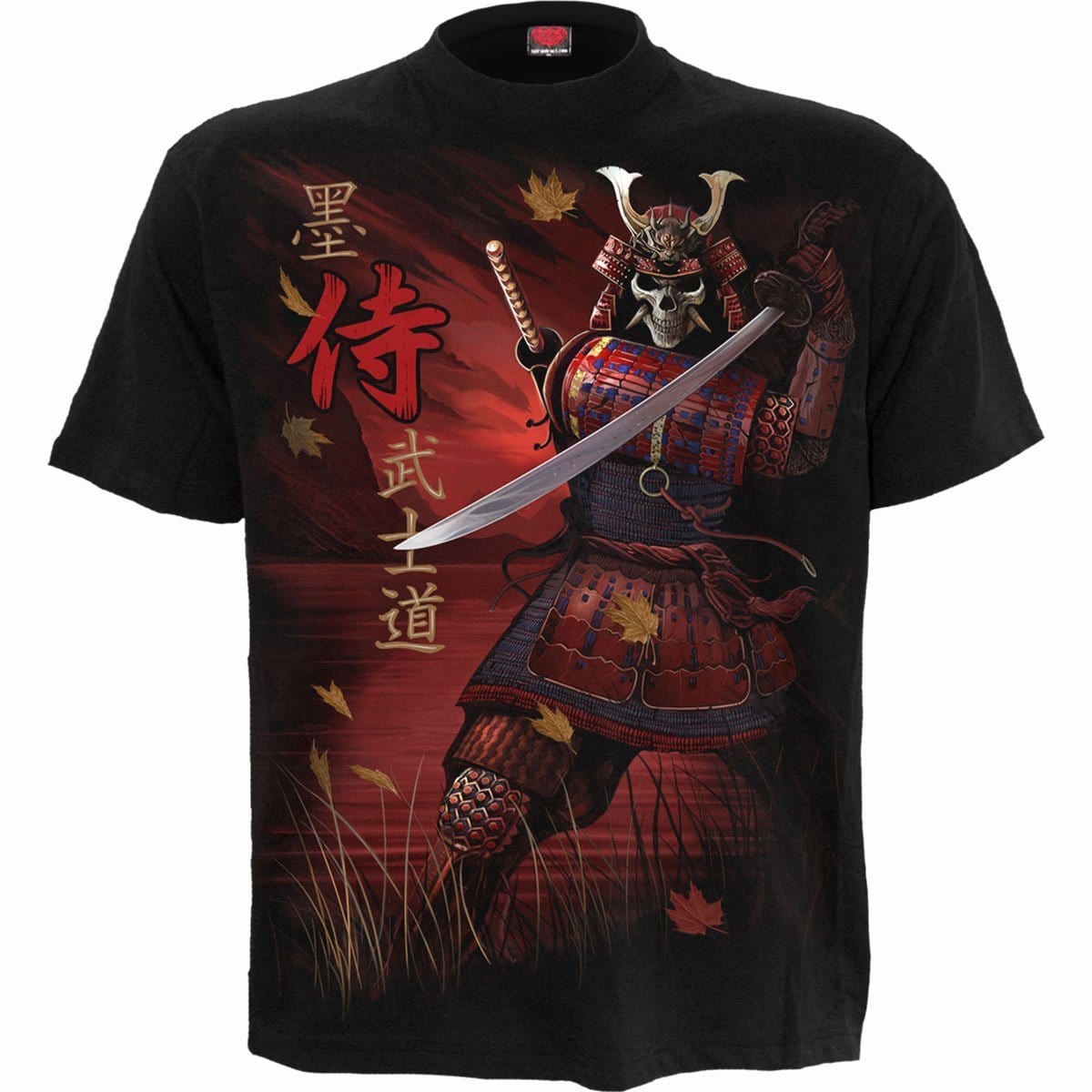 SAMURAI - T-Shirt Black - Spiral USA