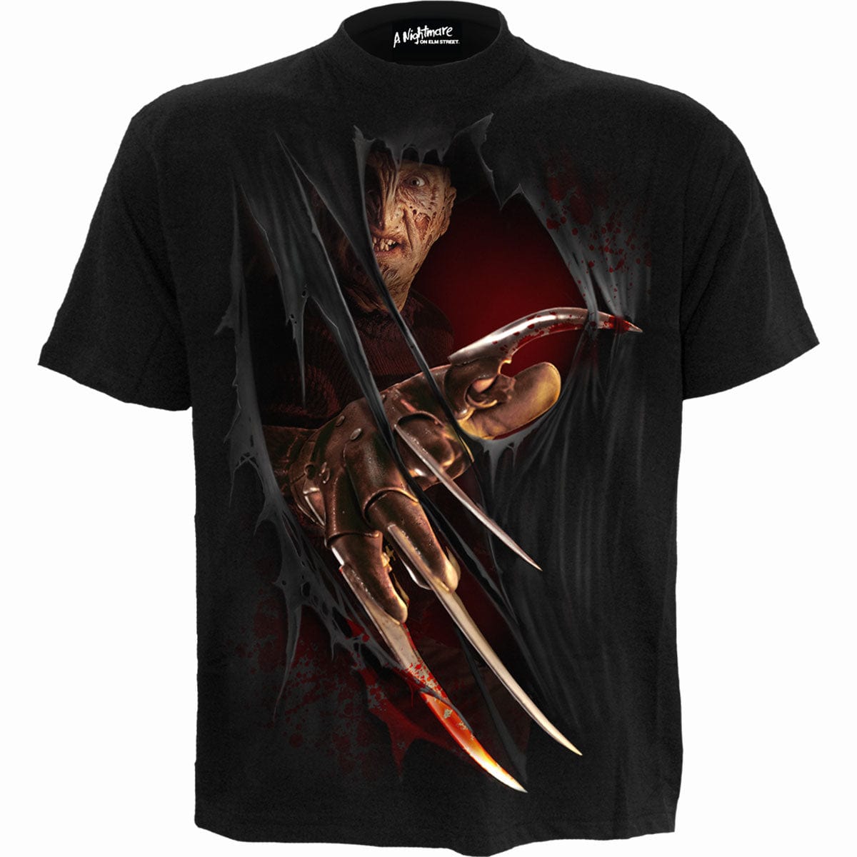 FREDDY CLAWS - ELM STREET - T-Shirt Black - Spiral USA