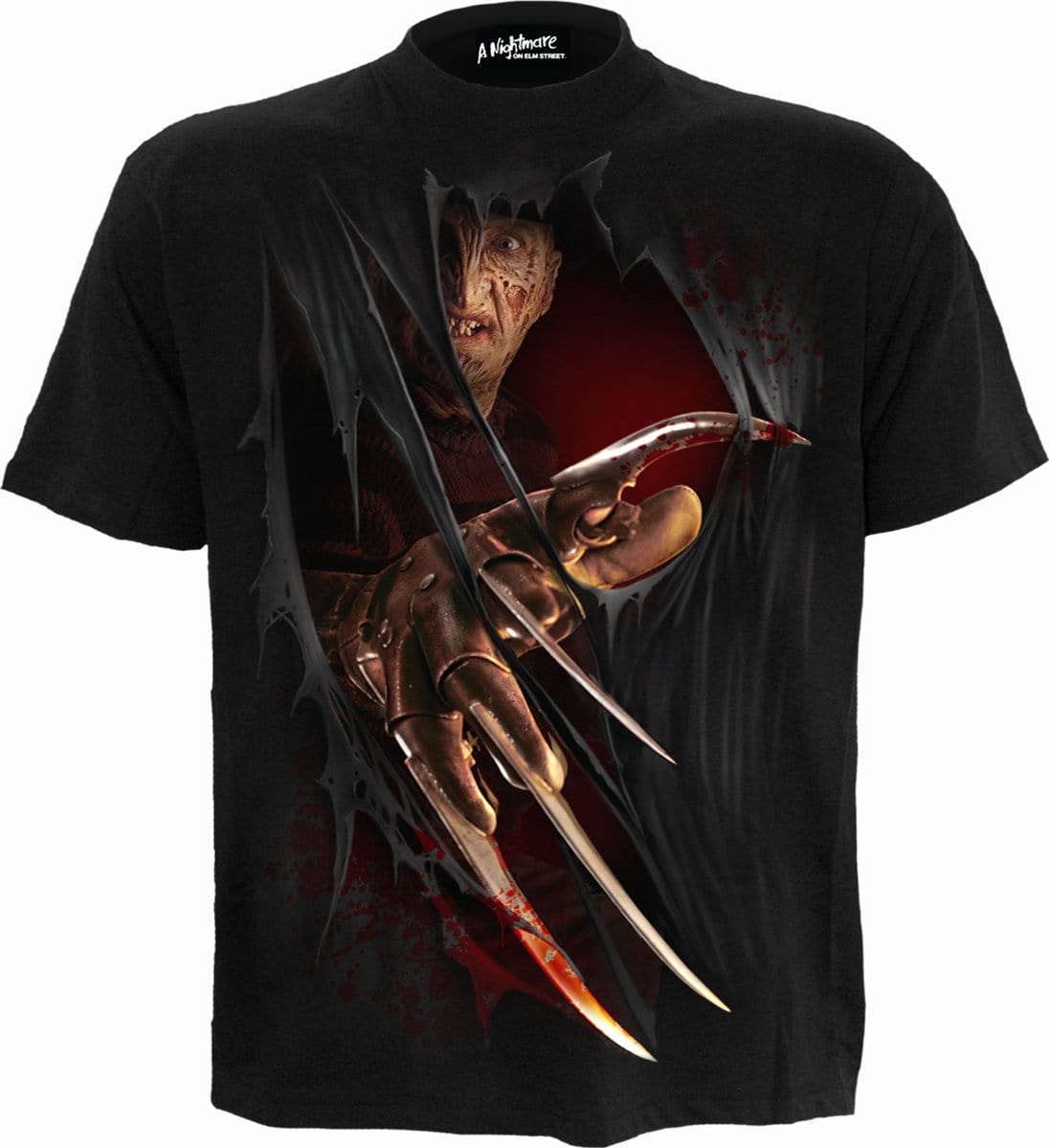 FREDDY CLAWS - ELM STREET - T-Shirt Black - Spiral USA