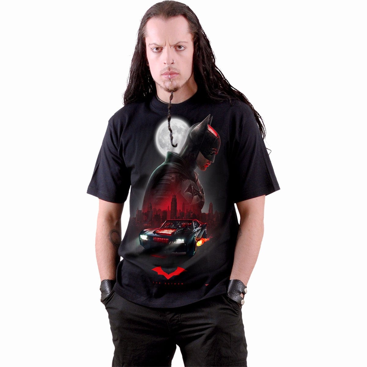 THE BATMAN - BATMOBILE - T-Shirt Black - Spiral USA