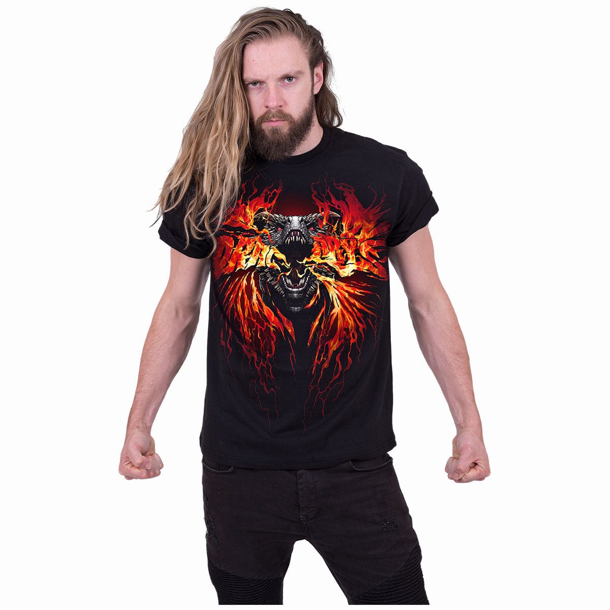 GOT - DRACARYS - T-Shirt Black - Spiral USA