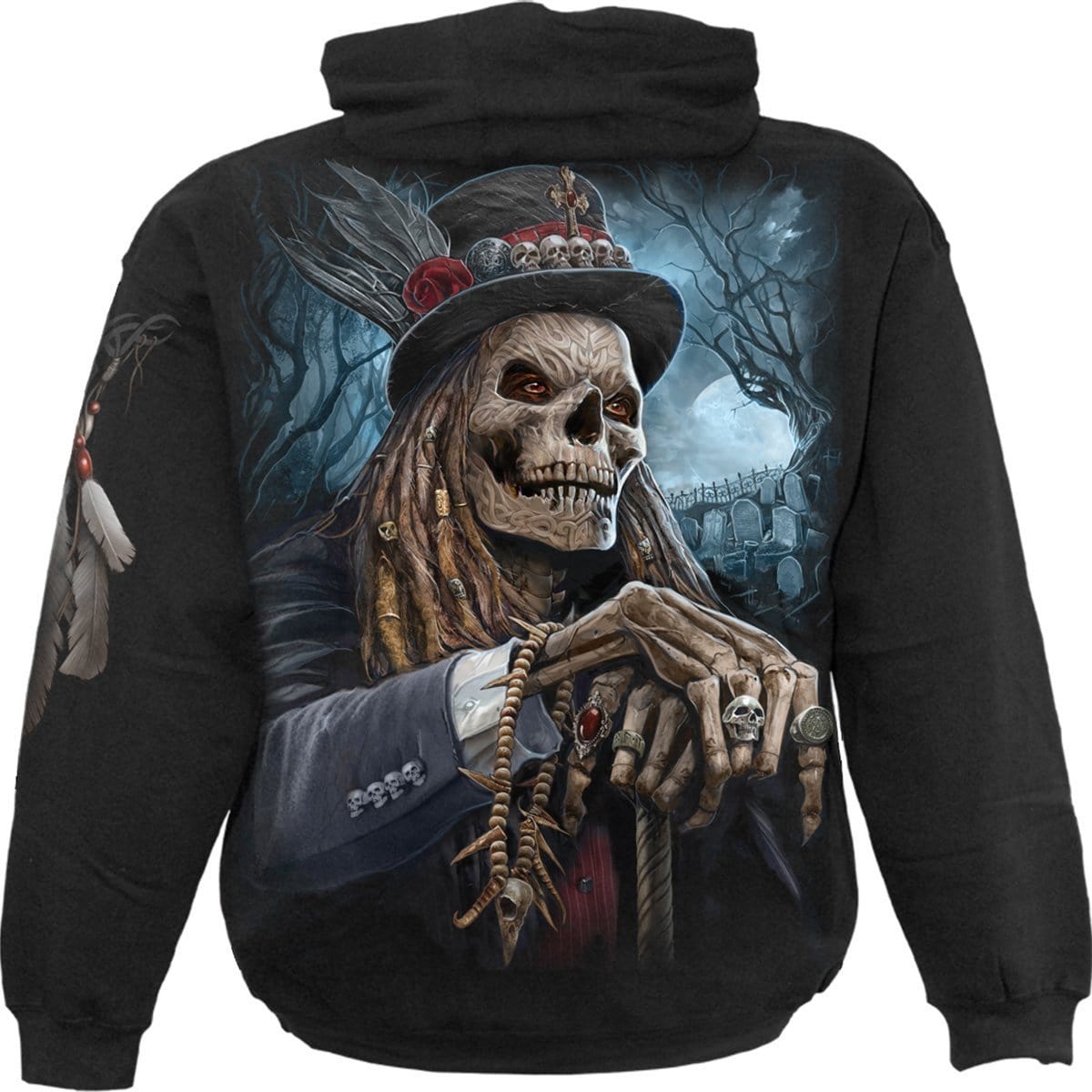 VOODOO CATCHER - Hoody Black - Spiral USA