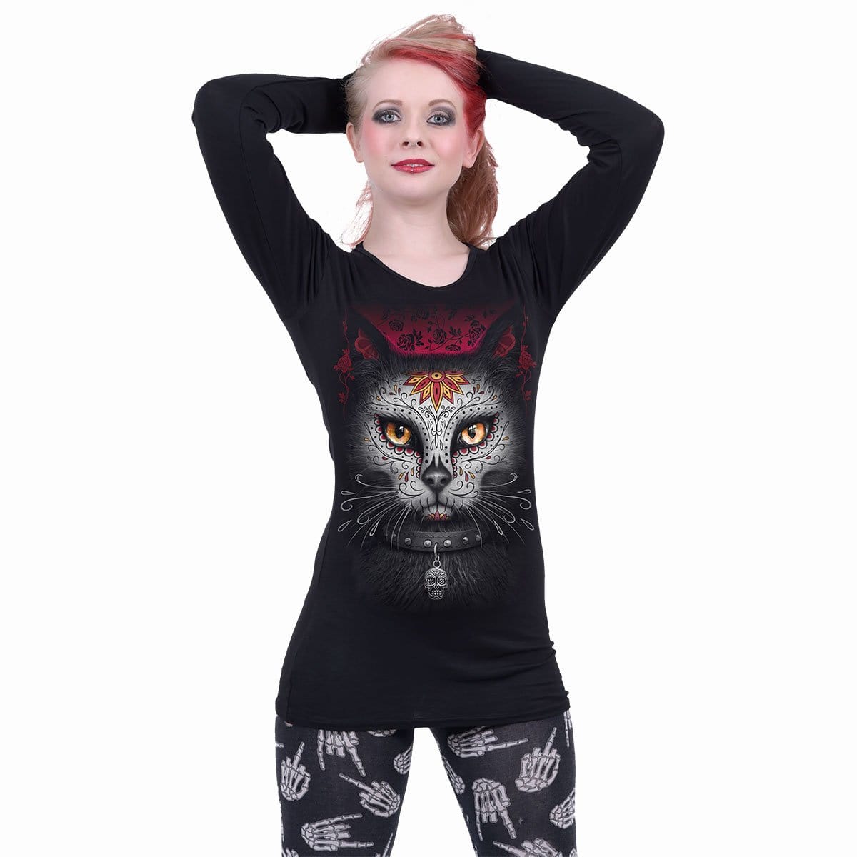 CATRINA - Baggy Top Black - Spiral USA
