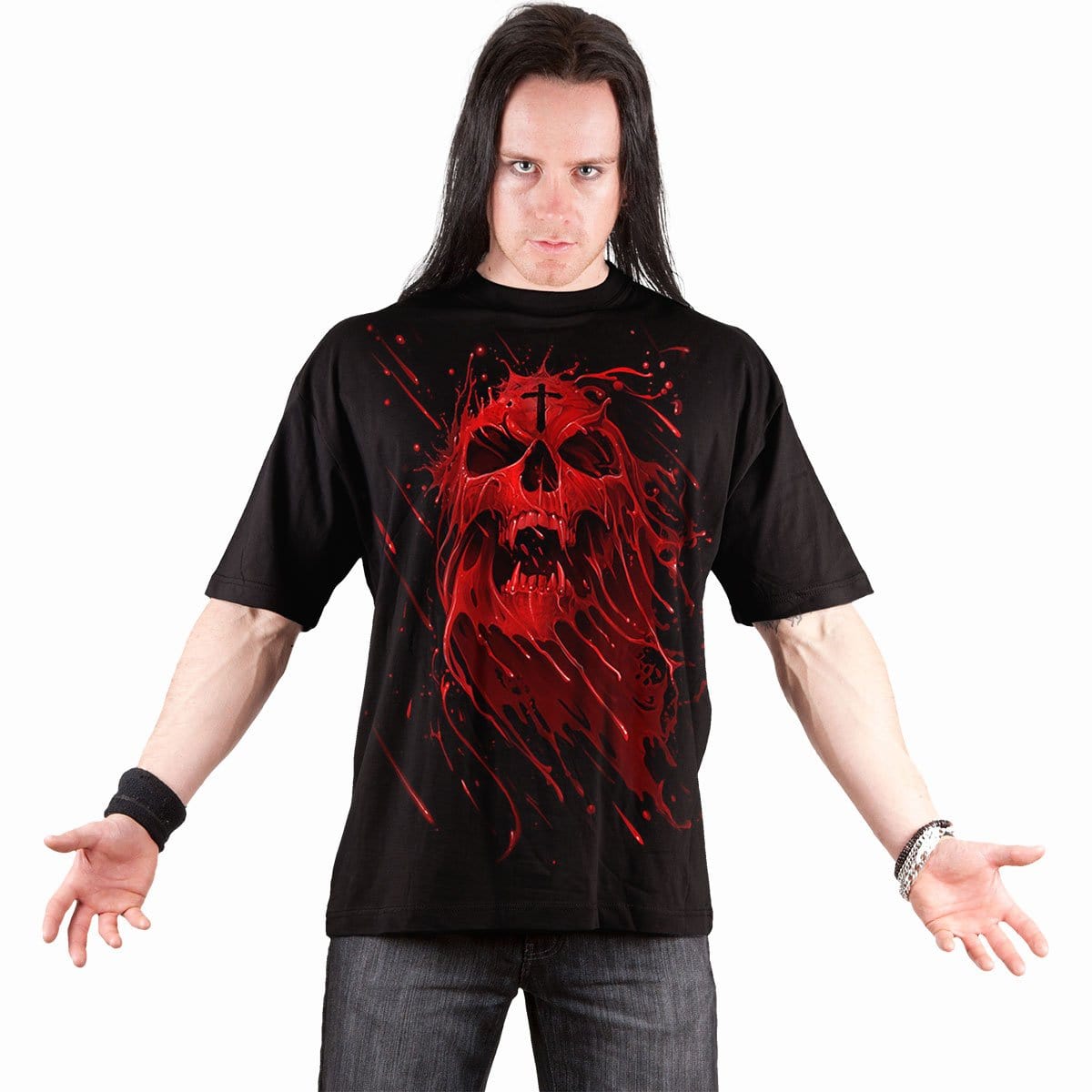 PURE BLOOD - T-Shirt Black - Spiral USA