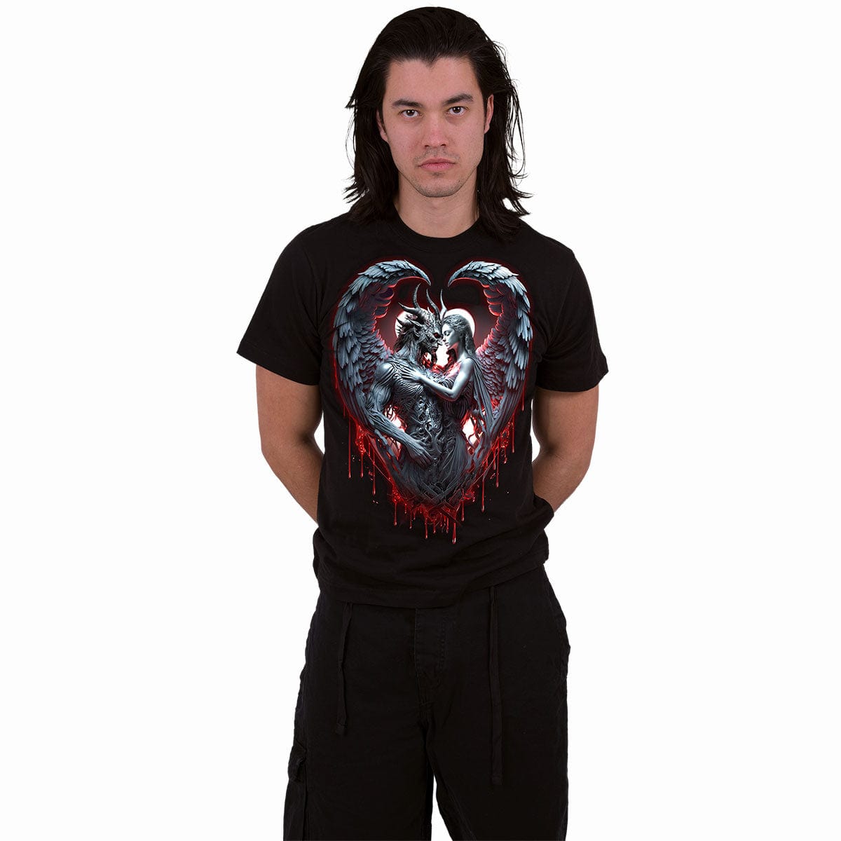 SOLEMN VOW - Front Print T-Shirt Black - Spiral USA