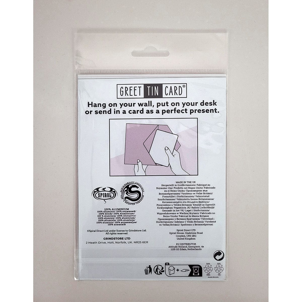 DRACONIS - Greet Tin Metal Cards - Spiral USA