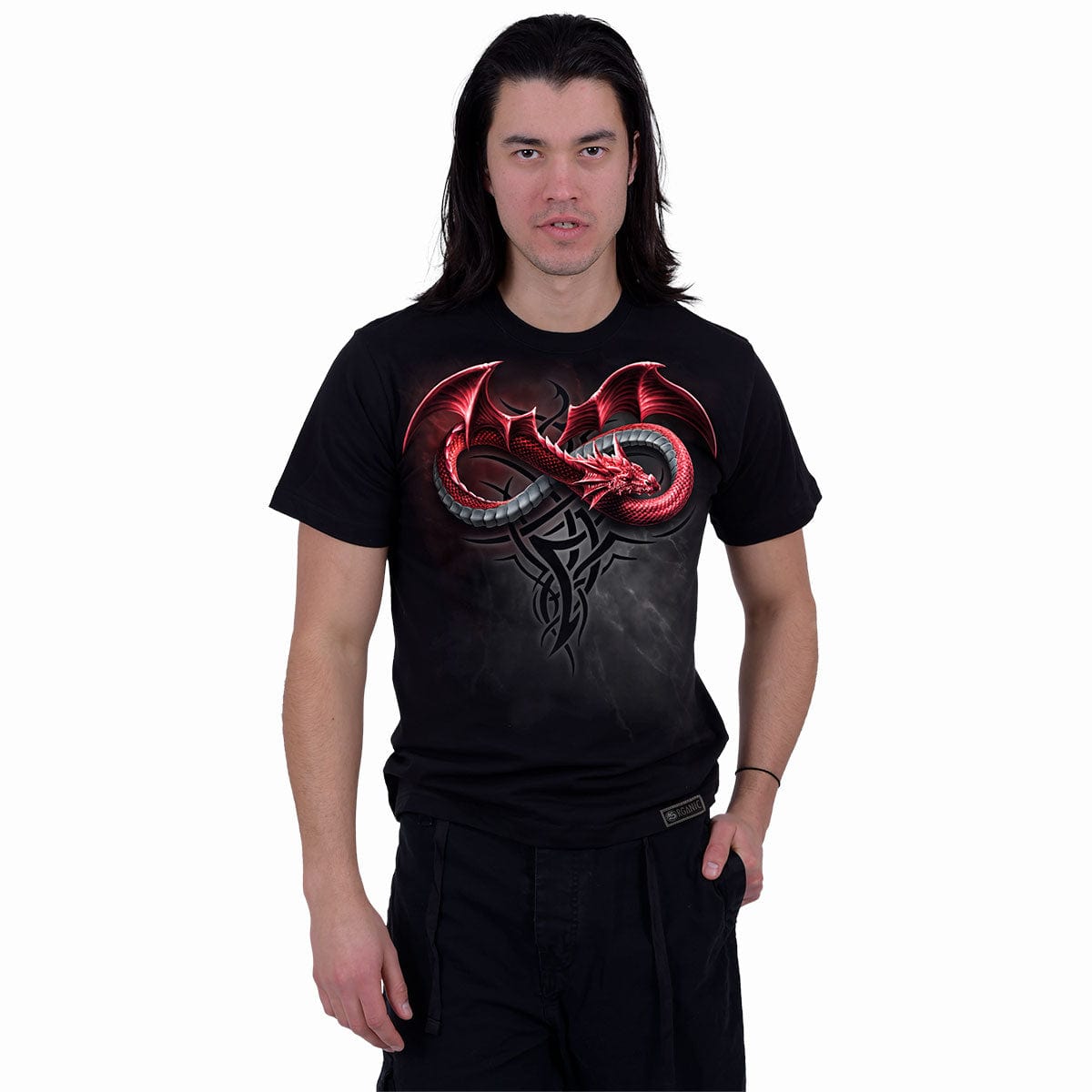 INFINITY DRAGONS - Organic T-Shirt - Spiral USA