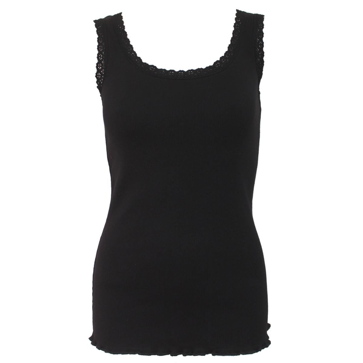 URBAN FASHION - Crochet Collar Ribbed Vest - Spiral USA