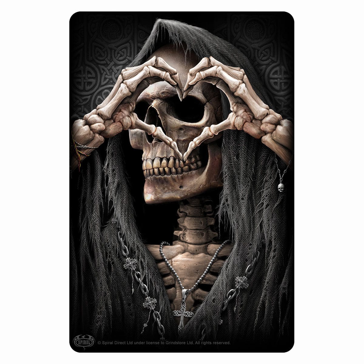DARK LOVE - Greet Tin Metal Cards