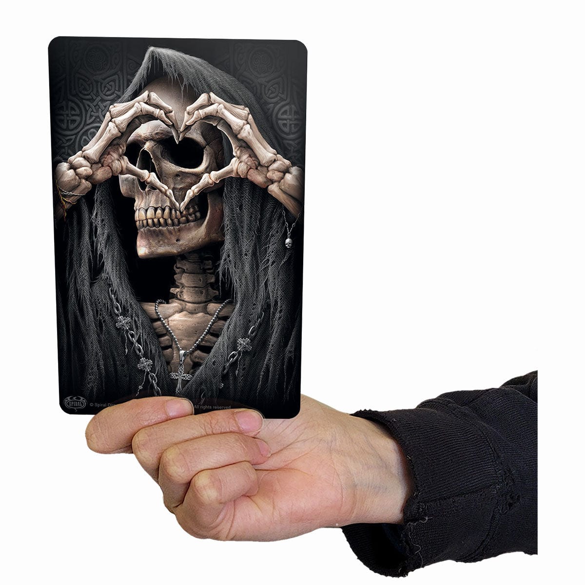DARK LOVE - Greet Tin Metal Cards - Spiral USA