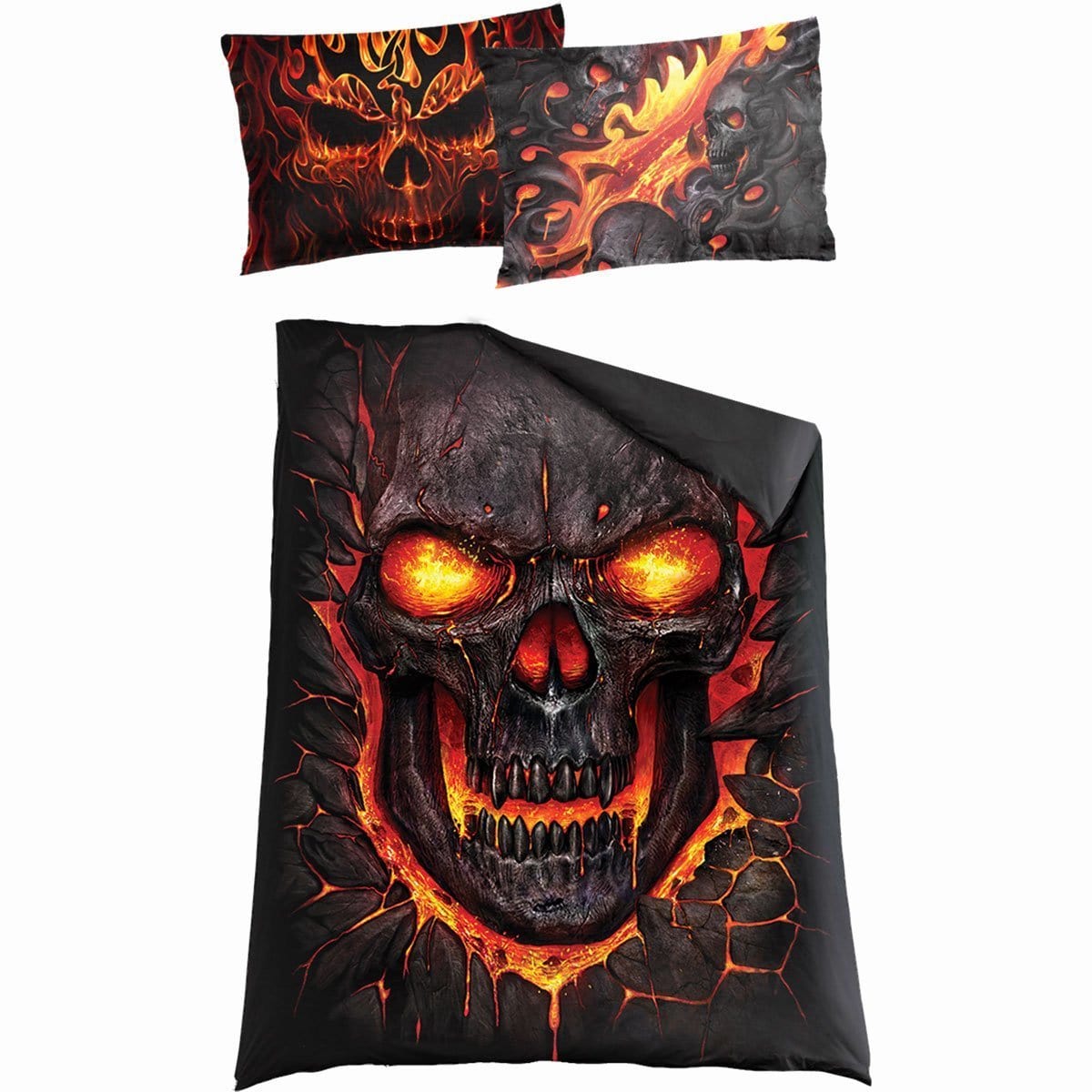 SKULL BLAST - Single Duvet Cover + UK And EU Pillow case - Spiral USA