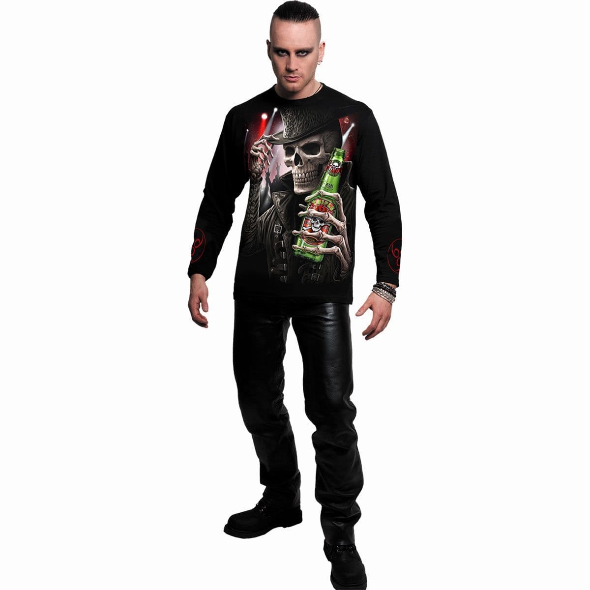 TRIPLE 6 - Longsleeve T-Shirt Black - Spiral USA