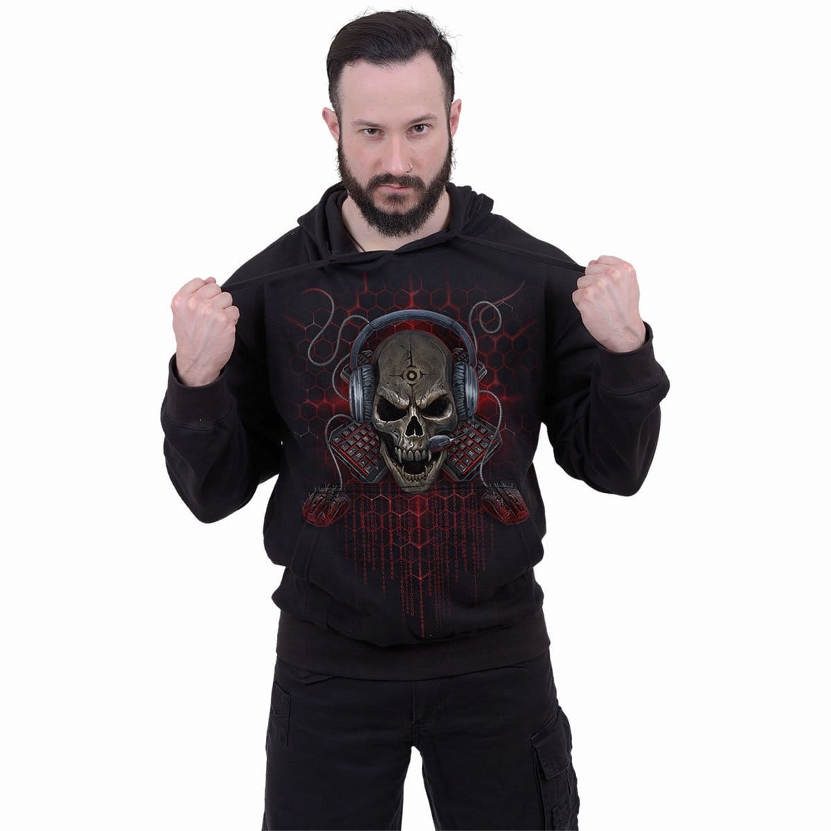 PC GAMER - Hoody Black - Spiral USA