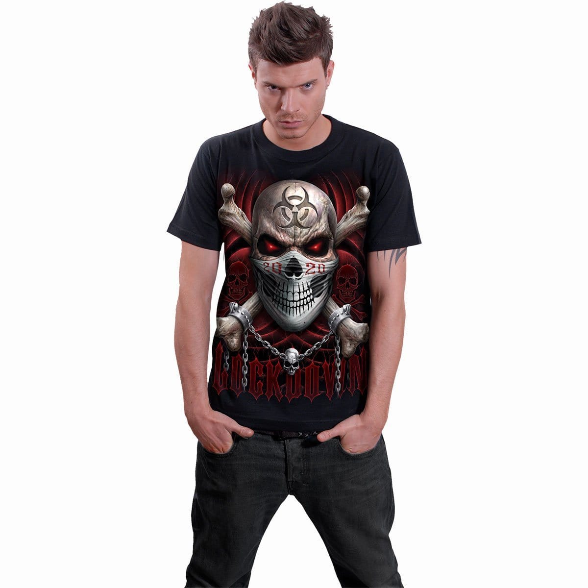 LOCKDOWN 2020 - T-Shirt Black - Spiral USA