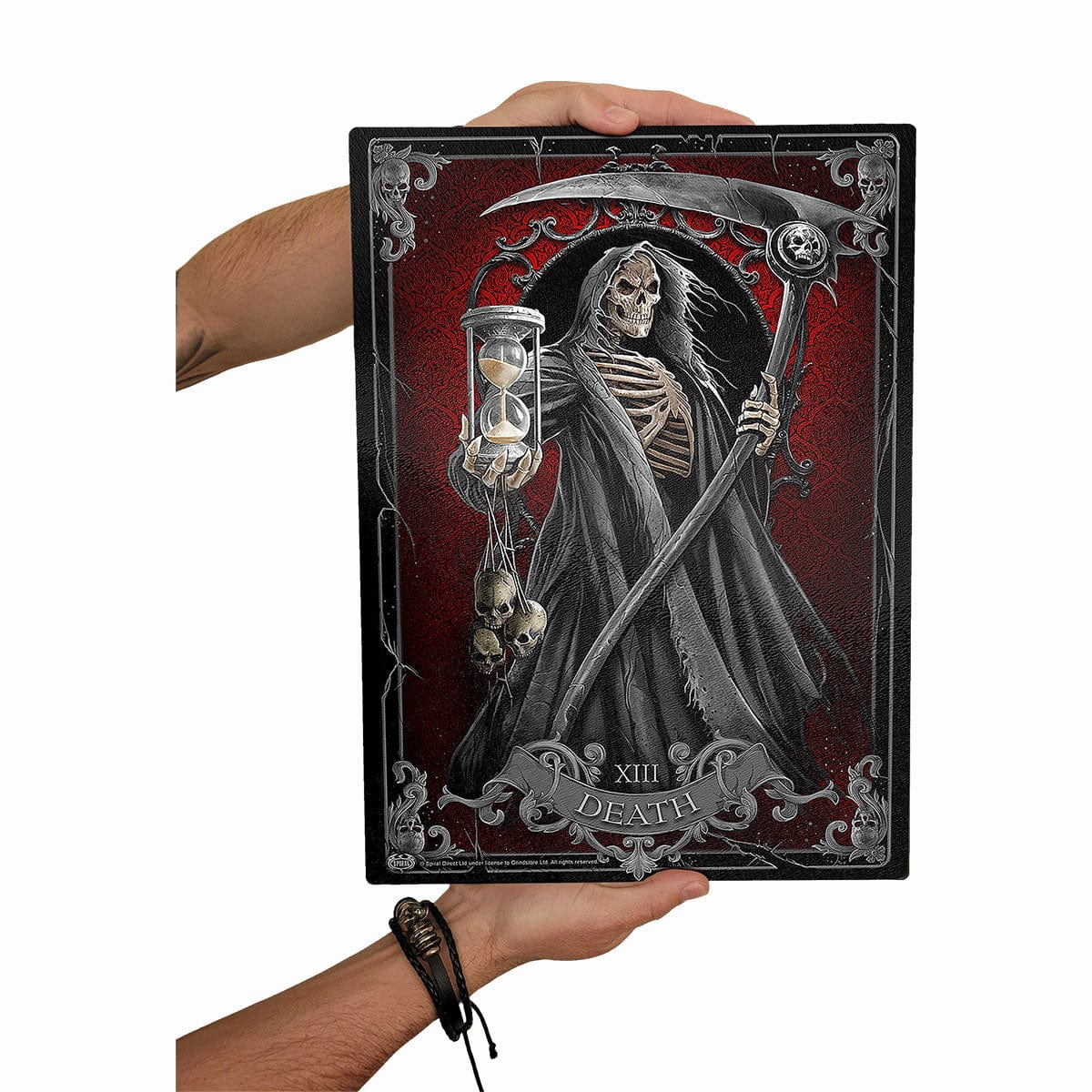 DEATH TAROT - Glass Chopping Board (Rectangular) - Spiral USA