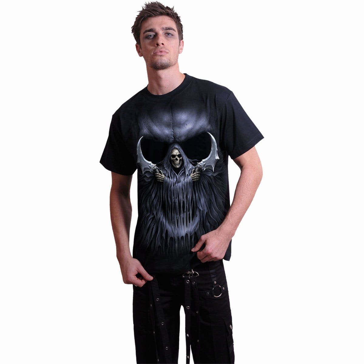 DOUBLE DEATH - T-Shirt Black - Spiral USA